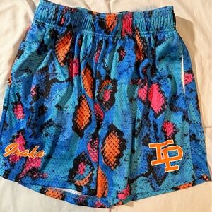 Inaka Power Blue and Orange Men Shorts
